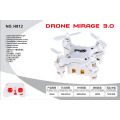 Helicóptero del rc de la gama larga H812 2.4G 4 canales mini rc drone 6 helicóptero del ufo del mini del eje